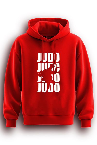 TOP GLORY Суитшърт с качулка и 3 нишки с принт JUDO, Judo88702
