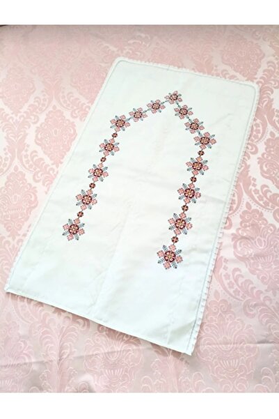 HMZ Textile Gift Dowery Package Etamine and Canvas Handworked Cotton Prayer Rug.