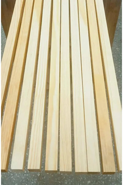 TREE MAN İSMET PERİM Ahşap Çıta 1 cm X 2,5 cm X 60 Cm (12 ADET)