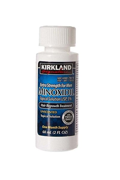 Kirkland Signature علاج مينوكسيديل إكسترا سترينجث لإعادة نمو الشعر 60 مل