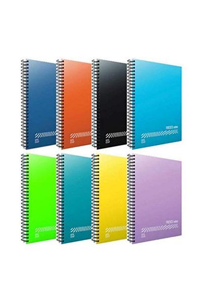 Gıpta 4932 Model Fresco Spiral Plastic Cover A4 72 Yp Lined Notebook