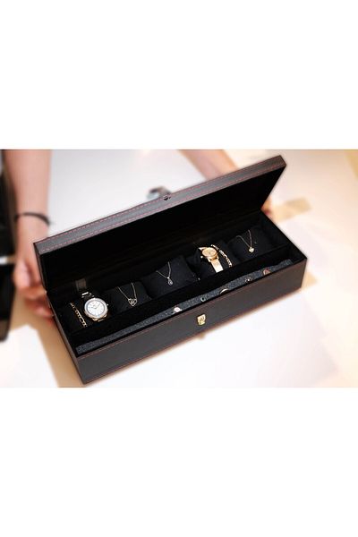Adalinhome Leather Watch Accessory Box
