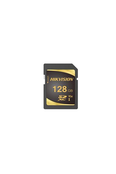 HIKVASION بطاقة ذاكرة هيكفيجن HS-SD-P10-128G سعة 128 جيجابايت SDXC Class10 U3 V30 95-85 ميجابايت في الثانية eTLC 7-24 CCTV