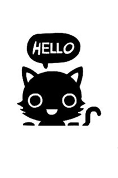 gloryaa ملصق قطة 30×30 سم