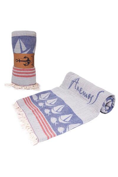 ANEMOSS Denizci Kız Peştemal 100x180 Cm