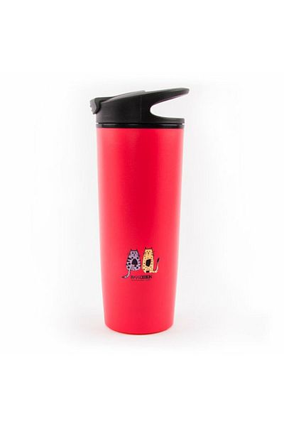 Biggdesign Cats Red Anti-Tip Mug