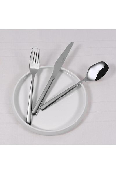 Serenk New York Stahlgabel-Löffel-Messer-Set 18-teilig