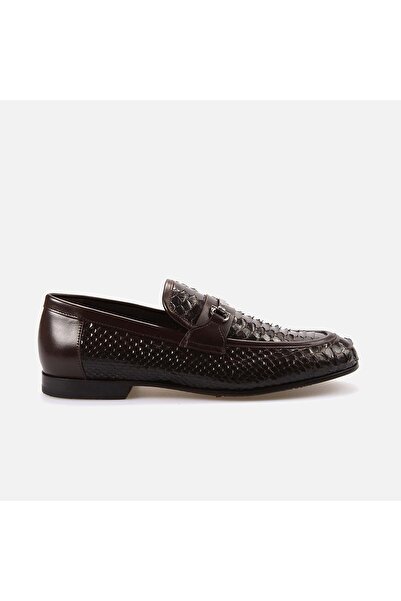 MOCASSINI Men's Genuine Leather Injection Leather Sole Brown Loafer Comfort S...