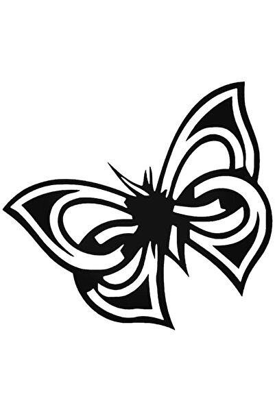 Tivoa ملصق فراشة قبلية 20 × 18 سم