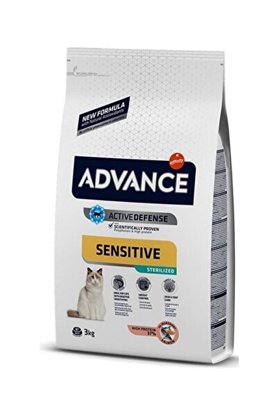 Advance Sterilised Kısırlaştırılmış Somonlu Kedi Maması 3 Kg