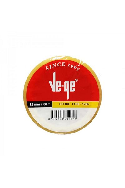 Ve-ge Vege Cellophone Tape Office Tape 12X66 (Pack of 6)