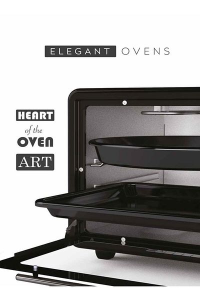 Badraig Electric Oven Turkish Premium 1300W Big Size 40L Silver