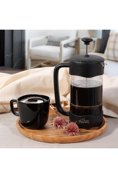 Any Morning 350 مل من الفولاذ المقاوم للصدأ، 3 طبقات من الترشيح، زجاج البورسليكات