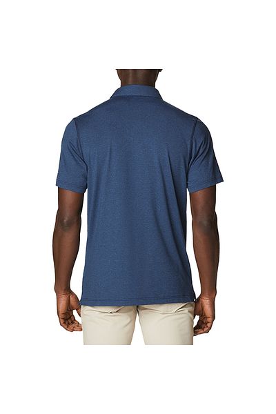 Columbia Ανδρικό μπλουζάκι πόλο εξωτερικού χώρου Navy Blue Tech Trail AO2933-465