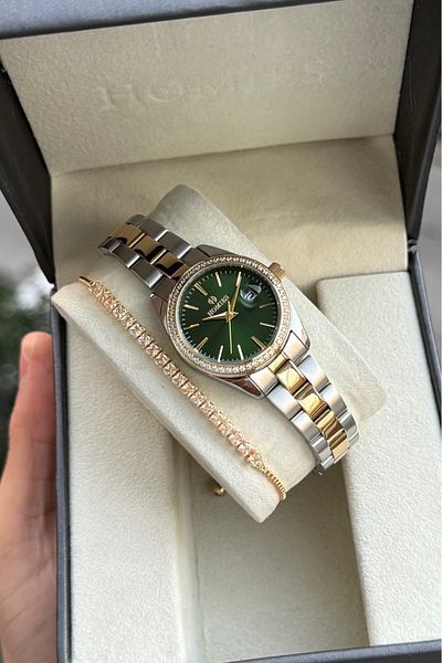 Homies Women's Gift Box and Bracelet with Stone Detail - Hm 23678765