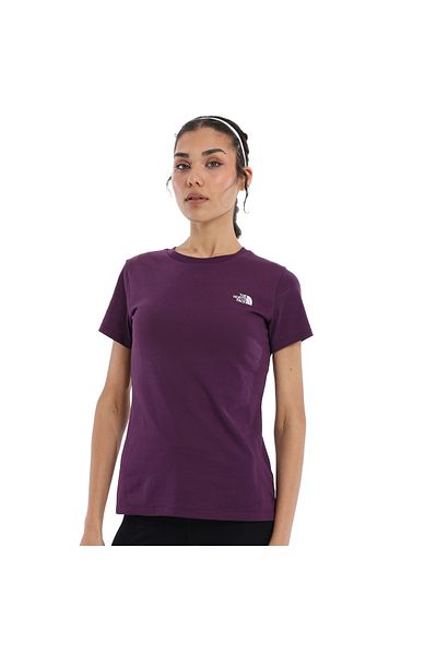 THE NORTH FACE W S/S Simple Dome Slim Tricou negru pentru exterior pentru femei NF0A87NHV6V1
