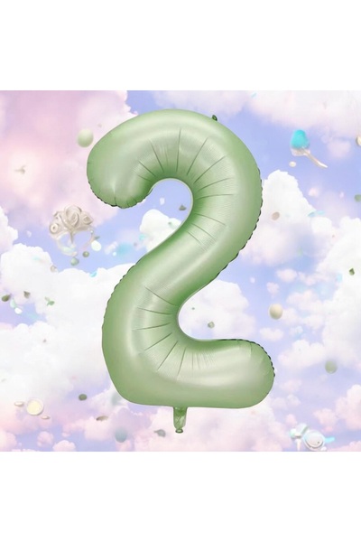 Behind party store بالون فويل أخضر مائي عمره عامين 40 بوصة 100 سم