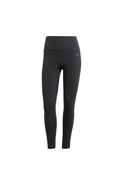 adidas W Lng Rib Leg női fekete edzés leggings IP2281
