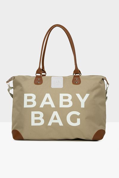 Bagmori Mink Baby Bag Printed Garnished Mother Baby Bag m 000008582