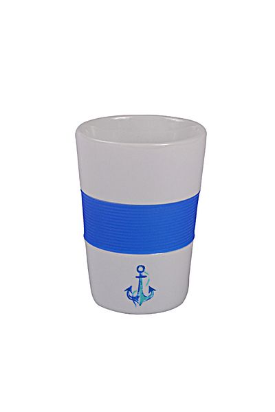 ANEMOSS Anchor Ceramic Mug with Silicone Tape