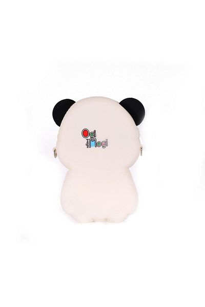 Ogi Mogi Toys Umhängetasche aus Silikon mit weißem Panda