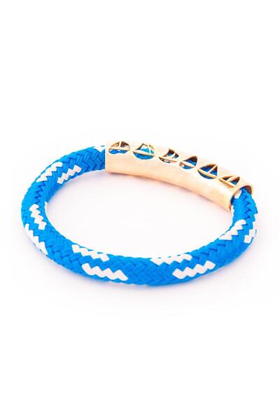 ANEMOSS Yelken Tasarımlı Mavi Halat Kadın Bileklik