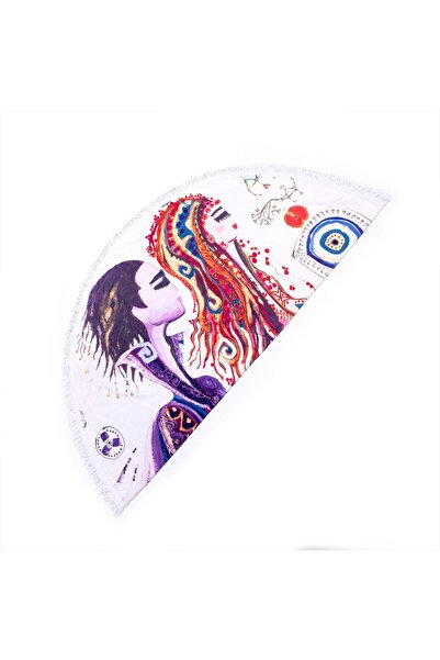 Biggdesign Rundes Strandtuch „Love“