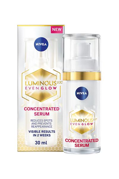 NIVEA Luminous 630 Even Glow Concentrated Face Serum Clear 30ml