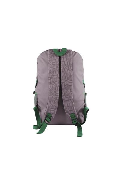 Biggdesign Moods Up Lucky Su Geçirmez Kumaşlı 15.6 Inç Laptop Uyumlu Okul Sırt Çantası Gri