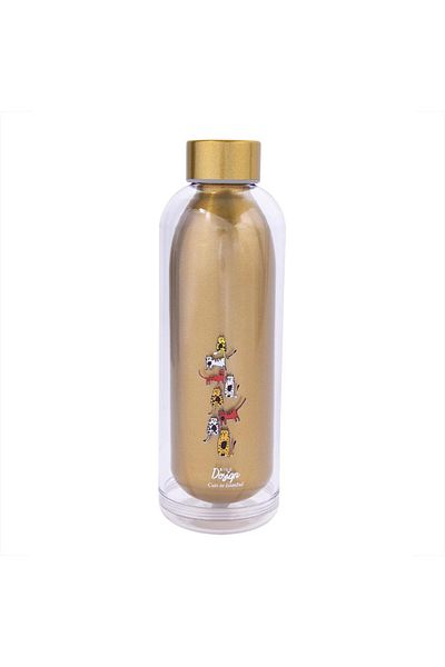 Biggdesign Cats 700 ml Yellow Flask