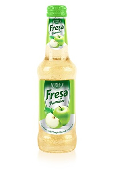 FREŞA Freşa Premium Yeşil Elmalı Vitaminli Doğal Zengin Mineralli Gazlı İçecek 250ml 6'lı
