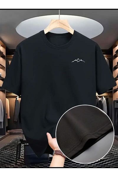 Medinenur Basic T-Shirt - Μικρό Βουνό με στάμπα, T-Shirt
