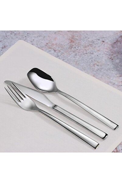 Serenk New York Steel Vidlička, lžíce, nůž, sada 18 kusů