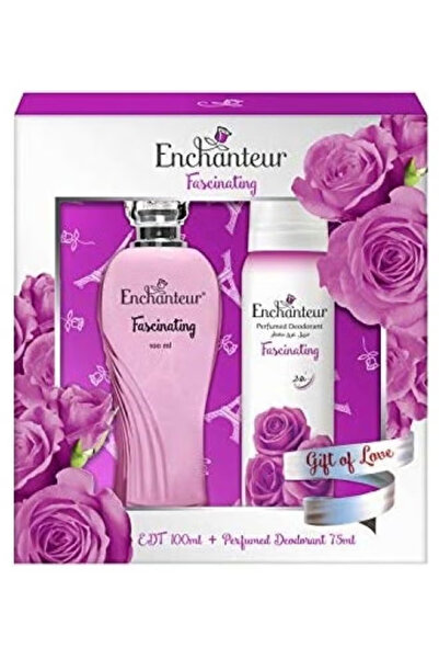 ENCHANTEUR مجموعة هدايا رائعة (عطر 100 مل ورذاذ للجسم 100 مل)