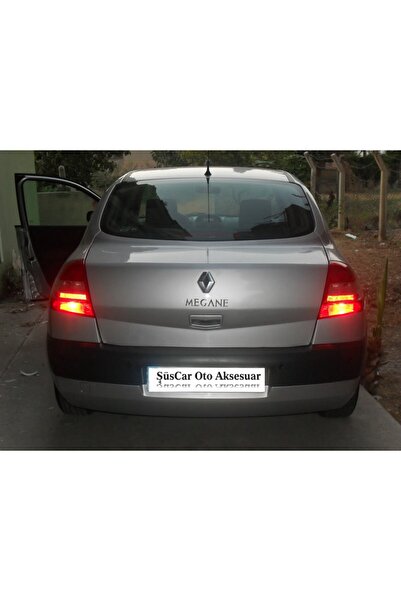 caralp Renault Megane 2 Sedan Kasa Bagaj Üstü Spoiler Piano Black