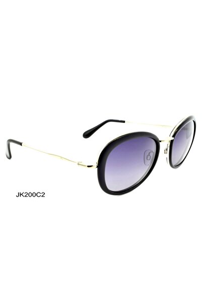 JK نظارة شمسية 200 Ch C:2 سوداء/فضية (بول) ملونة للنساء