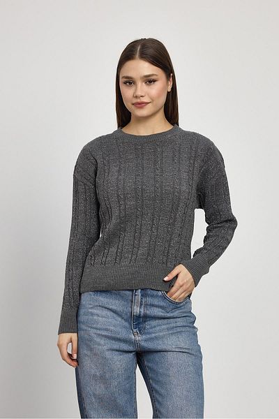 Rays 24366 Pulover tricot afumat - Detaliu tricot și sclipici