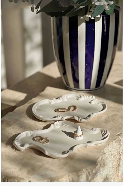 ALMİSH Set of 2 Concrete Organizer Presentation Tray