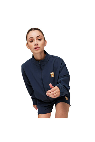 Puma W First Mile Kadın Mavi Koşu Ceket 52498114