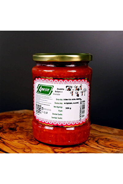 Amesia Biberli Domates Sosu 550 G.