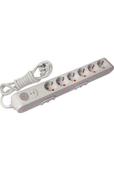 VİKO 6lı Grup Priz Şok Korumalı 1.5 Mt.