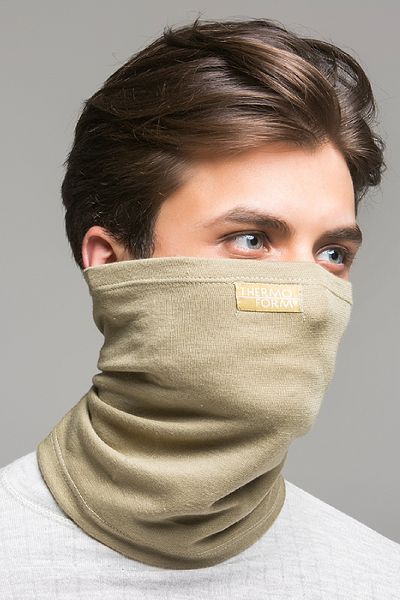 THERMOFORM Heavy Adult Neck Collar Face Mask Sand