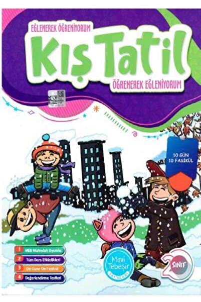 Mavi Tebeşir Yayınları DÜŞÜNME YETENEĞİ 2.Sınıf Yarıyıl  - Kış Tatil Kitabı (...