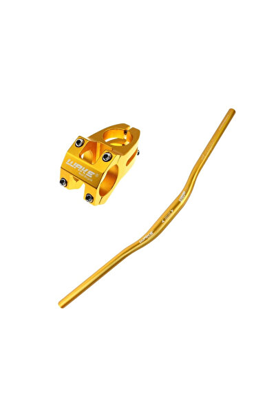 Wake Sarı 780mm Alüminyum 31.8 Bisiklet Gidon Boğaz Seti