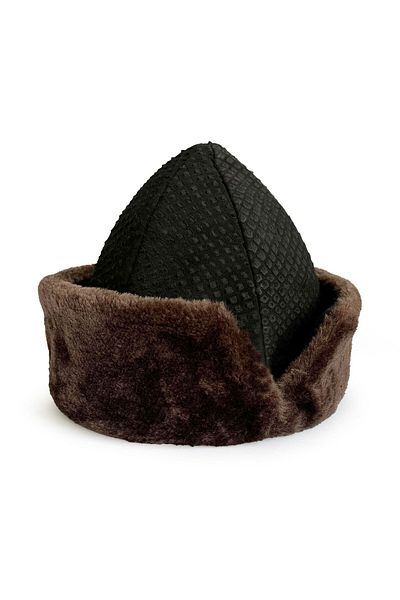 Shark Anatolia Black Patterned Börk Hat