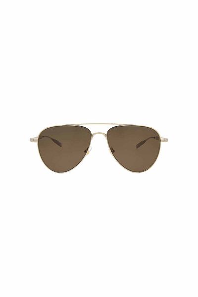 Montblanc 0235 003 57 نظارات شمسية باللون الذهبي للجنسين