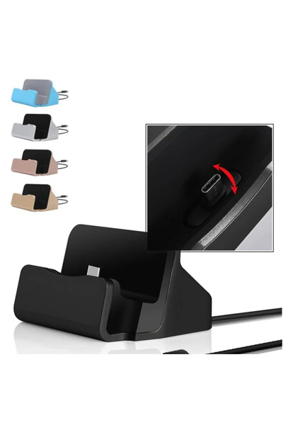 Choice black For Type C Type C USB Dock Charger for IPhone 15 Pro Max S24 S23...