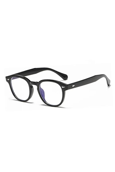 Toz Vintage Side Siyah Kemik Çerçeve Vintage Retro Unisex Gözlük