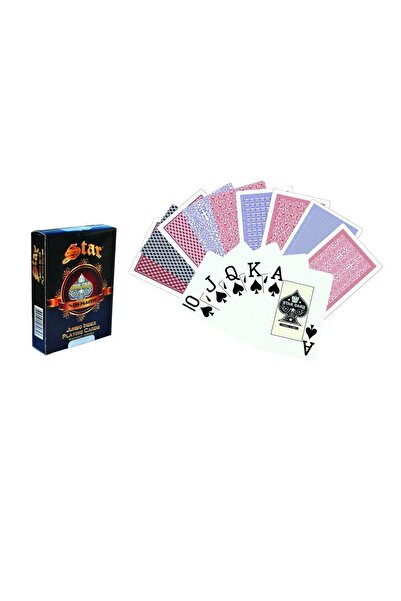 Star ورق لعب البوكر الاحترافي البلاستيكي بنسبة 100%