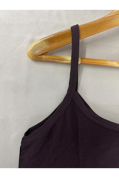 skycott Brown Women's Viscose Strap Body Undershirt